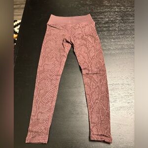 Avocado Snakeskin leggings
